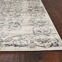 5'3" x 7'7" Polypropelene Ivory-Grey Area Rug