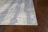 3'3" x 5'3" Viscose Grey-Blue Area Rug