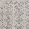 6'7" x 9'6" Polypropelene Grey Area Rug