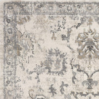 5'3" x 7'7" Polypropelene Ivory Area Rug