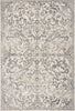 5'3" x 7'7" Polypropelene Ivory Area Rug