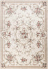 7'10" x 9'10" Polypropelene Ivory Area Rug