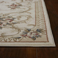 7'10" x 9'10" Polypropelene Ivory Area Rug