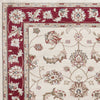 7'10" x 9'10" Polypropelene Ivory-Red Area Rug