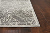 7'7" x 10'10" UV-treated Polypropelene Silver Area Rug