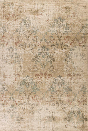 7'7" x 10'10" Polypropelene Champagne Area Rug