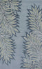 3'3" x 5'3" Wool & Viscose Blend Blue Area Rug