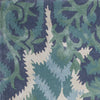 3'3" x 5'3" Wool & Viscose Blend Blue Area Rug