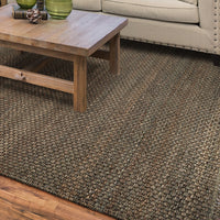 5' x 7' Jute Slate Area Rug