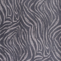 6'7" x 9'6" Polyester Charcoal Area Rug