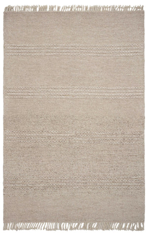 5' x 8' Wool Natural Area Rug