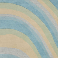 5' x 8' Wool Ocean Area Rug