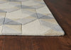 5' x 8' Wool Ivory or Grey Area Rug