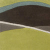 5' x 8' Wool Lime-Mocha Area Rug