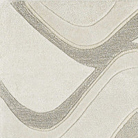 5' x 8' Wool Ivory Area Rug