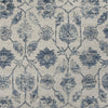 6'7" x 9'6" Polypropelene Ivory-Blue Area Rug