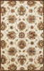 5' x 8' Wool Ivory Area Rug