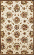 5' x 8' Wool Ivory Area Rug