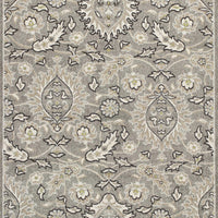 23" x 45" UV-treated Polypropelene Grey Area Rug