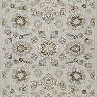 23" x 45" UV-treated Polypropelene Silver Area Rug