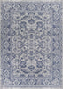 20" x 31" Polyester Slate Blue Area Rug
