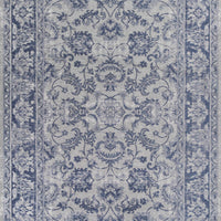 20" x 31" Polyester Slate Blue Area Rug