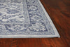 20" x 31" Polyester Slate Blue Area Rug