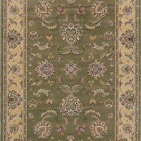 20" x 31" Polypropelene Sage-Beige Area Rug