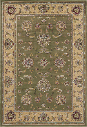 20" x 31" Polypropelene Sage-Beige Area Rug