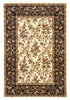 20" x 31" Polypropelene Ivory-Black Area Rug