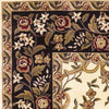 20" x 31" Polypropelene Ivory-Black Area Rug