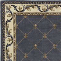 20" x 31" Polypropylene Blue Area Rug