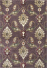 2'3" x 3'3" Polypropelene Plum Area Rug