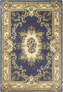 2'3" x 3'3" Polypropelene Blue Area Rug