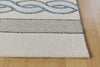 21" x 34" UV-treated Polypropelene Ivory-Spa Area Rug