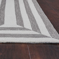 21" x 34" UV-treated Polypropelene Oatmeal Area Rug