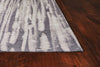 26" x 45" Polyester Charcoal Area Rug