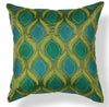 18" x 18" Polyester Teal-Green Pillow