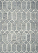 27" X 45" Wool Blue Area Rug