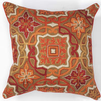 18" x 18" Polyester Mocha Pillow