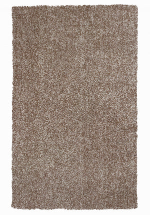 2'x4' Polyester Beige Heather Accent Rug