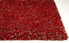 27" X 45" Polyester Red Heather Area Rug