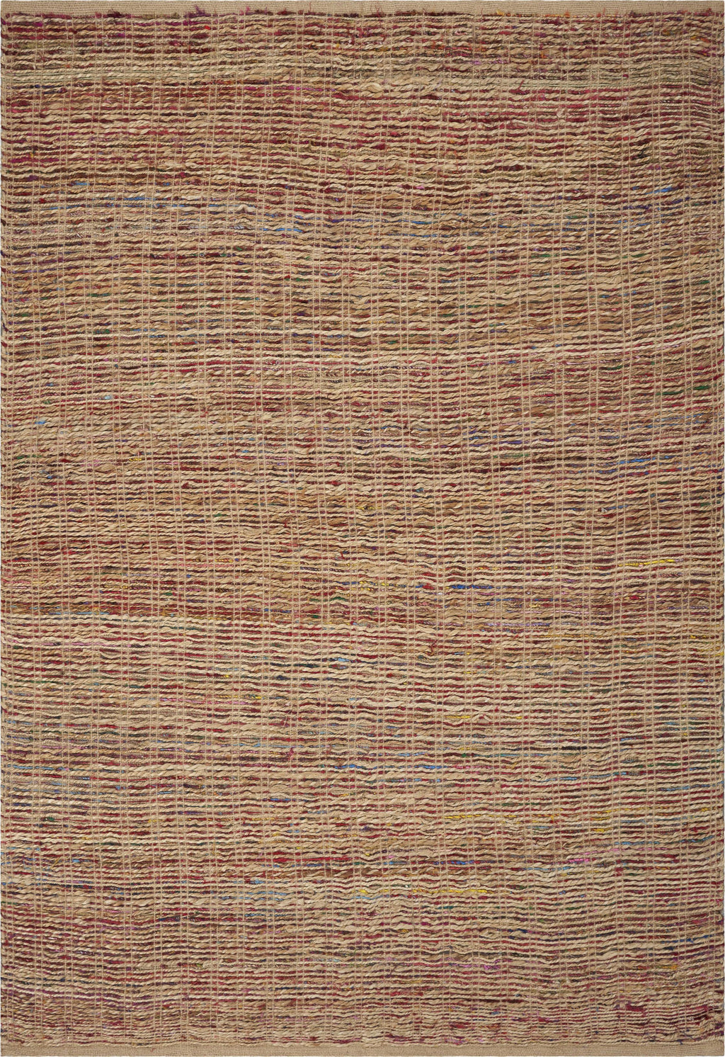 27" x 45" Jute Multicolor Area Rug