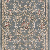 2' x 7'7" Runner Polypropelene Slate Blue Area Rug