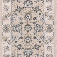 2' x 7'7" Runner Polypropelene Beige-Ivory Area Rug