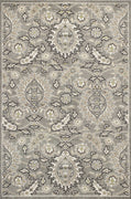 3' x 5' Grey UV Treated Polypropylene Area Rug