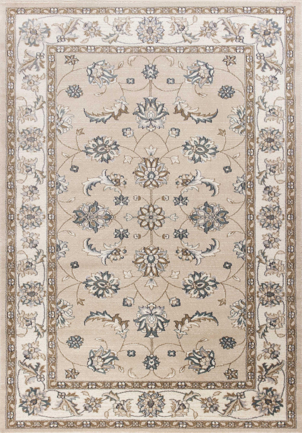 3'3" x 5'3" Polypropelene Beige-Ivory Area Rug