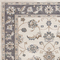 3'3" x 5'3" Polypropelene Ivory-Grey Area Rug