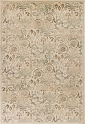 3'3" x 4'11" Polypropelene Ivory Area Rug