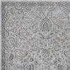 2'2" x 3'7" Viscose Silver-Blue Area Rug